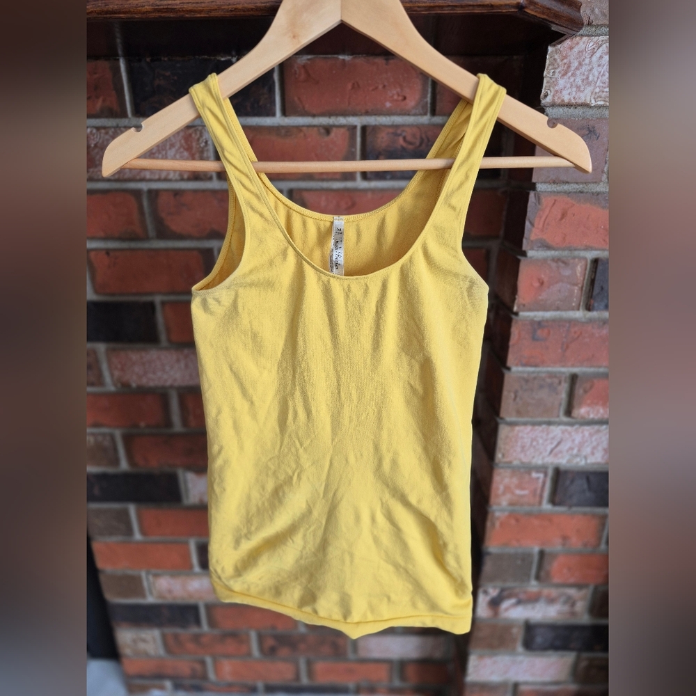 Talula Babaton Yellow Tank Top Bodycon Medium